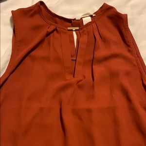 Burnt orange H&M blouse